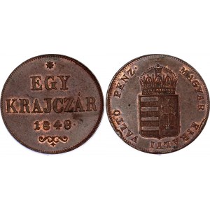 Hungary 1 Krajczar 1848