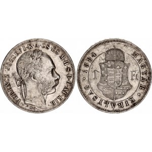 Hungary 1 Forint 1884 KB