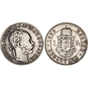 Hungary 1 Forint 1886 KB