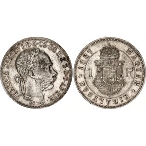 Hungary 1 Forint 1887 KB