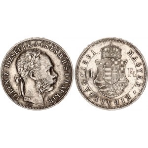Hungary 1 Forint 1891 KB