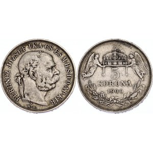 Hungary 5 Korona 1900 KB