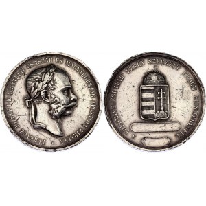 Hungary Silver Prize Medal Franz Joseph I - Economy 1848 - 1916 (ND)