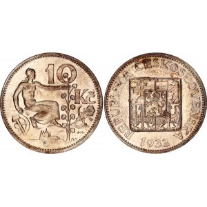 Czechoslovakia 10 Korun 1932