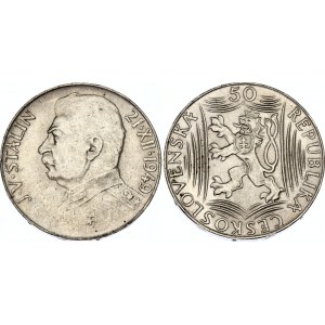 Czechoslovakia 50 Korun 1949