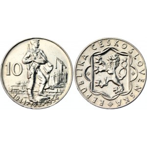 Czechoslovakia 10 Korun 1954