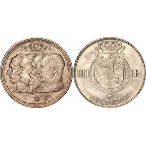 Belgium 100 Francs 1954 NGC MS64