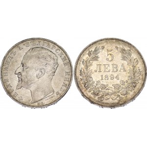 Bulgaria 5 Leva 1894 КБ