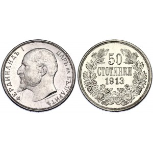 Bulgaria 50 Stotinki 1913