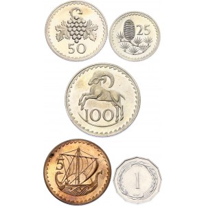 Cyprus Annual Proof Coin Set 1963