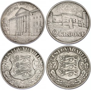 Estonia 2 x 2 Krooni 1930 - 1932