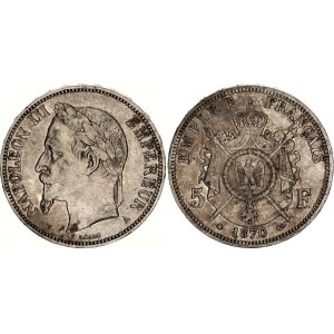 France 5 Francs 1870 A