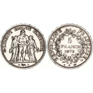 France 5 Francs 1873 A