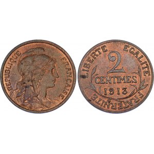 France 2 Centimes 1913