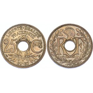 France 25 Centimes 1937