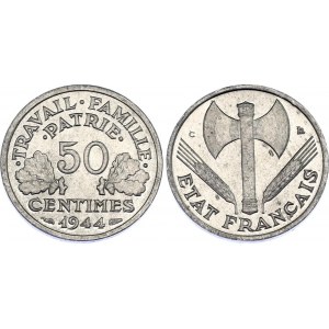 France 50 Centimes 1944