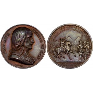 France Napoleon Bronze Medal Egypt Captured 1798 Restrike