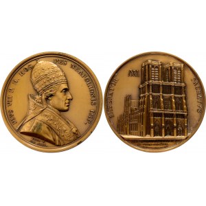 France Commemorative Bronze Medal Pope Pius VII 1804 L'An 13