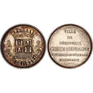 France Silver Medal Foundation of Caisse d'Épargne in Perigueux 1839