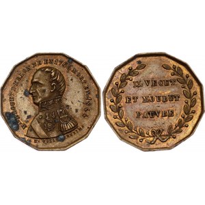 France Medal Marshall Drouet d'Erlon 1844