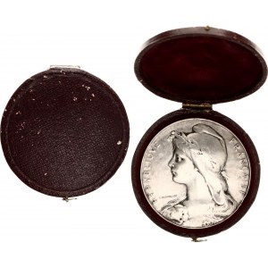 France St. Etienne Silver Medal Labor Scholarship 1859 with Original Case