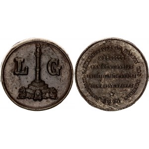 France WM Commemorative Medal JAMME & LEPAFFE 1864
