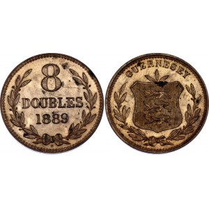 Guernsey 8 Doubles 1889 H