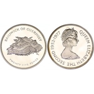 Guernsey 25 Pence 1977