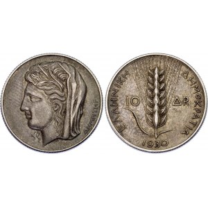 Greece 10 Drachmai 1930