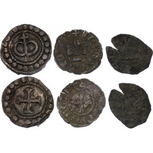 Italian States Lot of 3 Coins 1316 - 1800