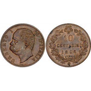 Italy 10 Centesimi 1894 BI
