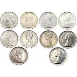 Italy 10 x 500 Lire 1958 - 1991