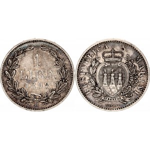 San Marino 1 Lira 1898 R