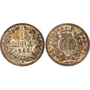 San Marino 1 Lira 1906 R