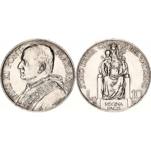 Vatican 10 Lire 1937 / XVI