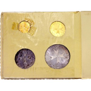 Malta Proof Set of 4 Coins 1961
