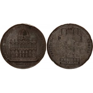 Portugal Bronze Medal Foundation of the Church of the Most Holy Heart of Jesus 1779