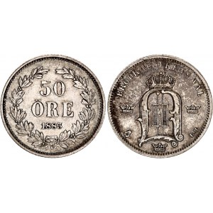 Sweden 50 Ore 1883 EB