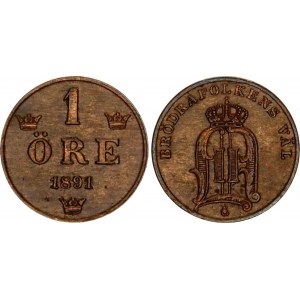 Sweden 1 Ore 1891