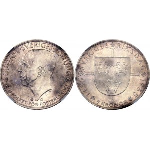 Sweden 5 Kronor 1935 CCG MS60