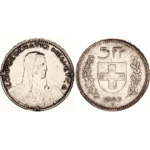 Switzerland 5 Francs 1923 B
