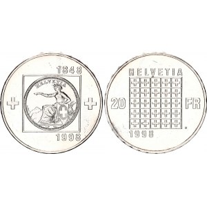 Switzerland 20 Francs 1998
