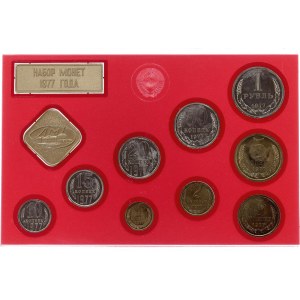 Russia - USSR Mint Set 1977 ЛМД