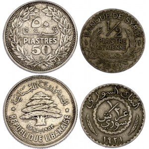 Middle East 1/2 & 50 Piastres 1921 - 1952