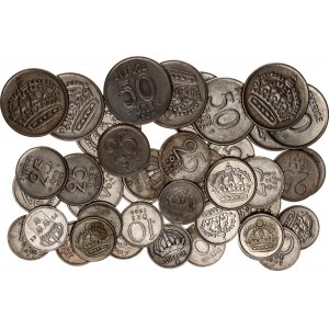 Sweden Lot of 42 Coins 1941 - 1961
