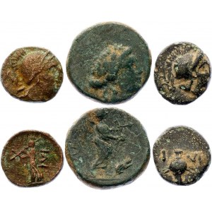 Ancient Greece Troas Ilion Lot of 3 Coins 300 - 200 BC