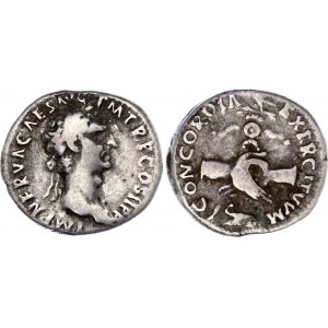 Roman Empire Nerva AR Denarius 97 AD
