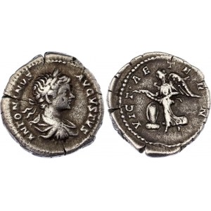 Roman Empire Denarius 198 - 217 AD