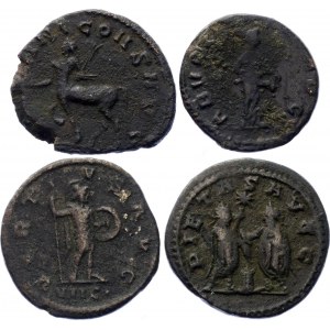 Roman Empire 4 x 1 Antinianius 253 - 268 AD Different Types