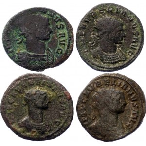 Roman Empire 4 x 1 Antinianius 270 - 275 AD Different Varietis